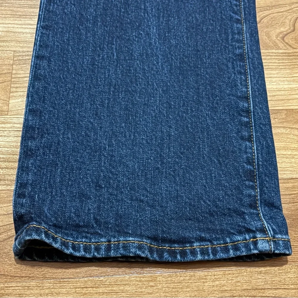 American Eagle Outfitters Flex Relaxed Straight Jeans 33x34‎ Dark Wash